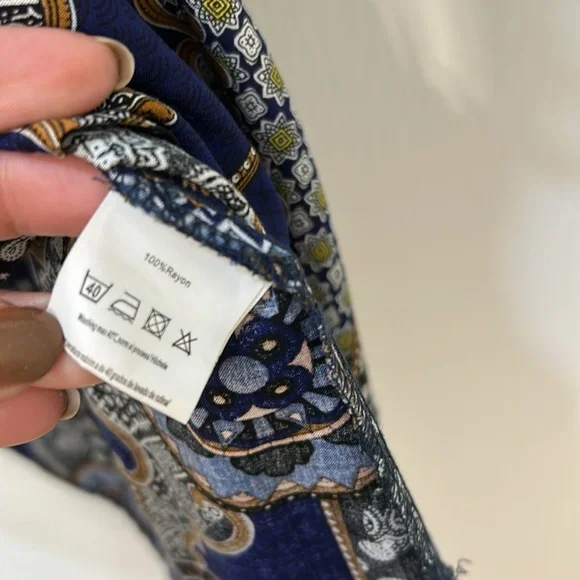 EKOUAER WOMENS SWIMSUIT BEACH COVERTUPS NAVY BLUE  SZ MD - Picture 8 of 9